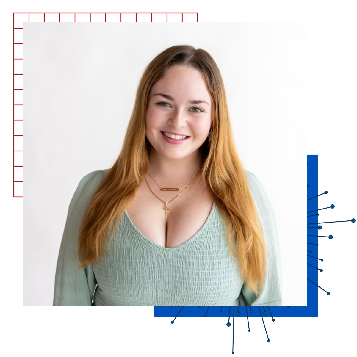 University of Kansas student Maria Molinari poses for a KU Panhellenic Association headshot.
