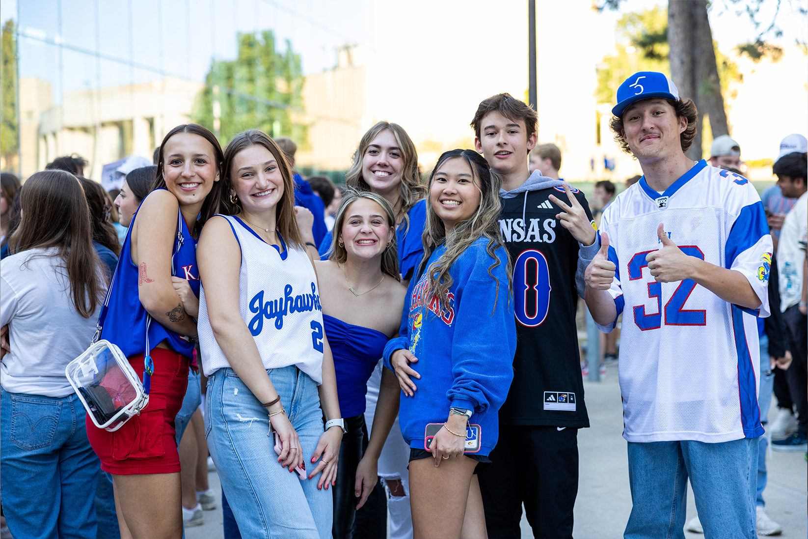Crimson and Blue Day at KU