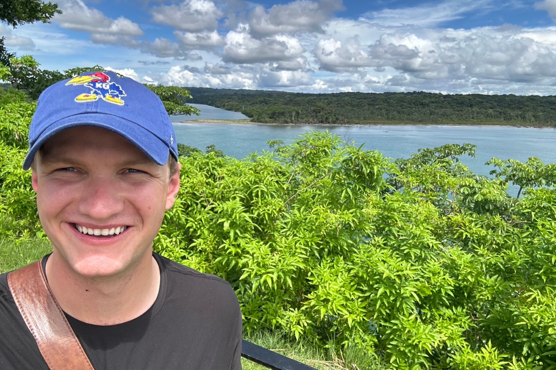University of Kansas geography graduate student Cap McLiney during a trip to Latin America