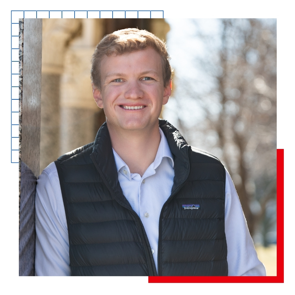 KU Geography graduate student Cap McLiney poses for a portrait