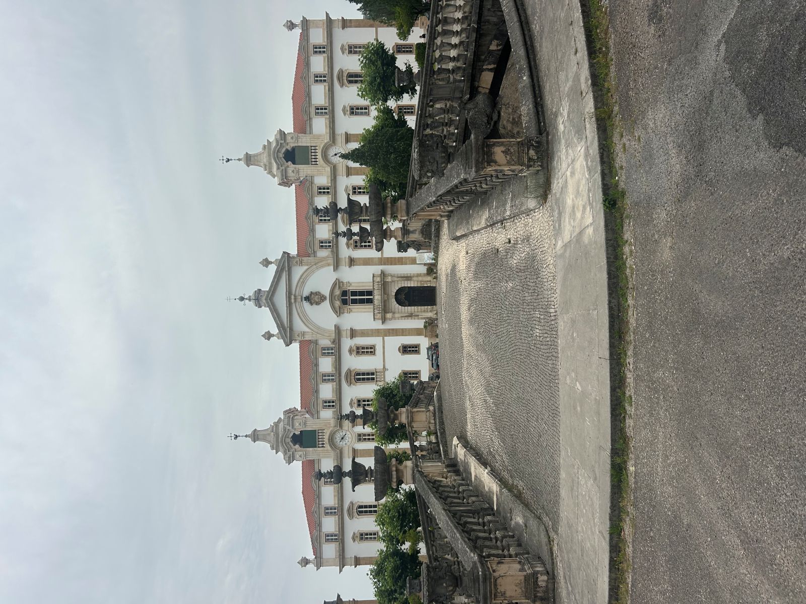 A photo of a college campus building in Portugal, shared by a KU nursing student on a nursing study abroad trip.
