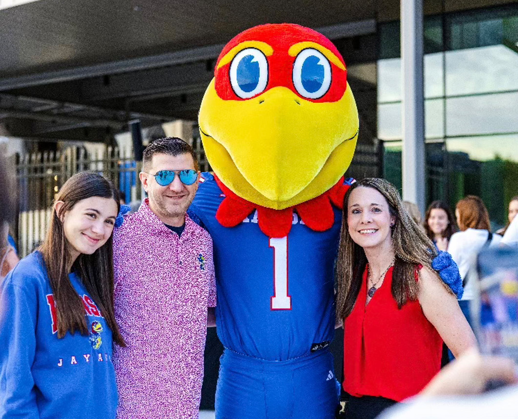 VERIFY: KU parent and student together on campus